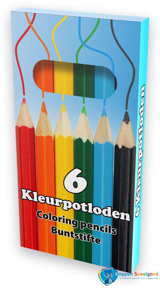 Overvloed paars zag Kleurpotloden klein, set 6 stuks | Schrijfwaren | Creatief & educatief |  Koppen.com
