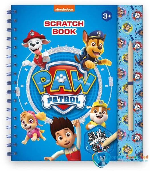 Cyclopen winnen Nauwgezet Paw Patrol scratch boek | Schrijfwaren | Creatief & educatief | Koppen.com